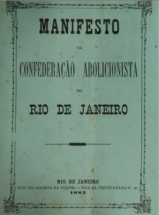 Fundação da Confederação Abolicionista