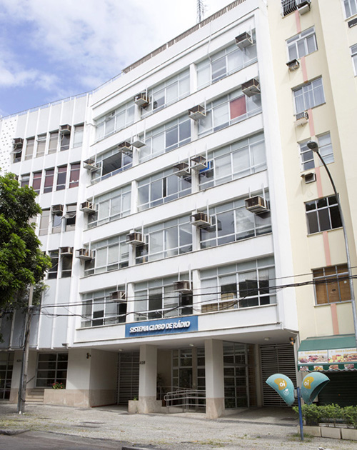 Fachada da antiga sede da Rádio Globo
