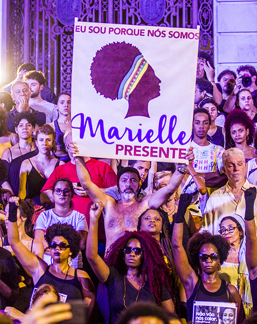 Marcha contra o genocídio negro.