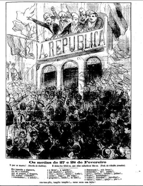 Depredação do jornal "A República"