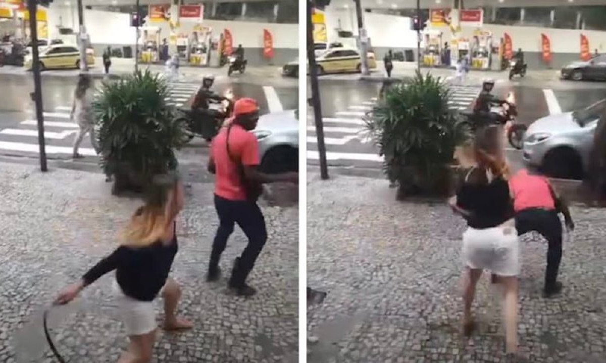 Entregador é agredido com chicote na Zona Sul